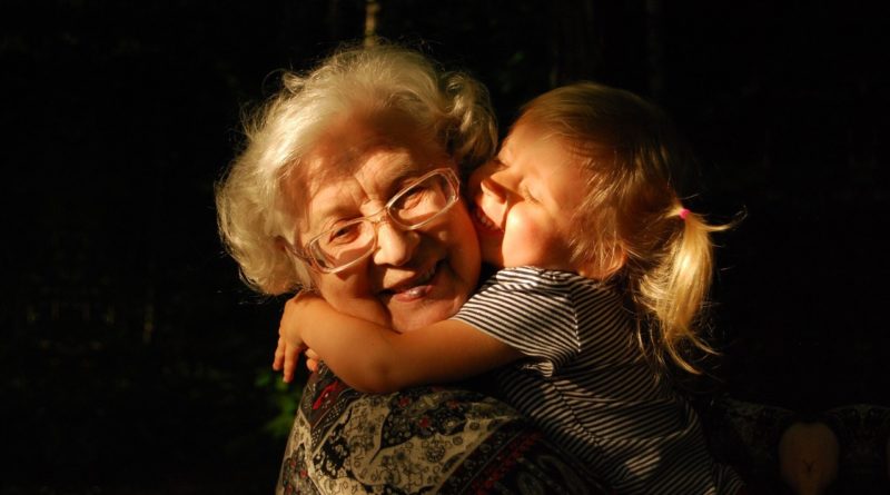 Grandma and Granddaughter; Photo by Ekaterina Shakharova