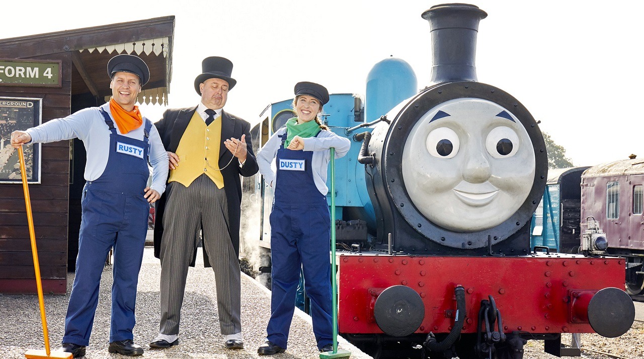 Day Out with Thomas -Thomas, the Fast Conductor, Rusty and Dusty
