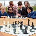The King's School's chess team North of England Giga final players