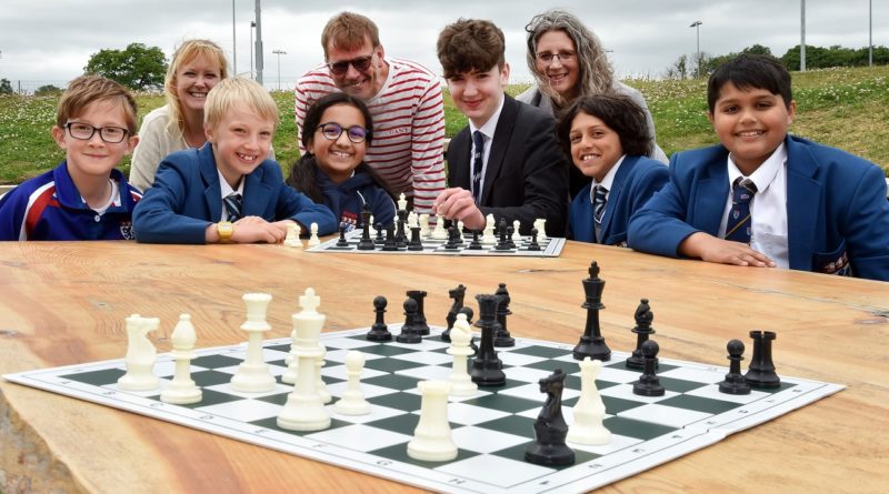 The King's School's chess team North of England Giga final players