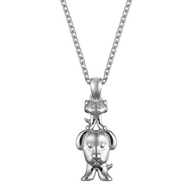 Eleanor Thomas London | CatDog Pendant, Silver