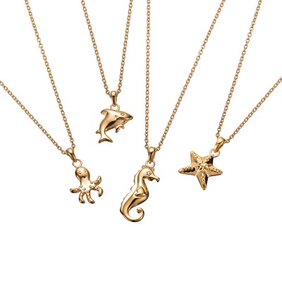 Eleanor Thomas London | Gold Under the Sea Necklaces