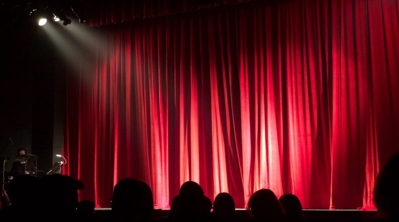Theatre, stage curtains, photo by Monica Silvestre at pexels,