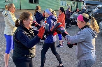 Rangers run outdoor fitness at Astbury Mere Country Park