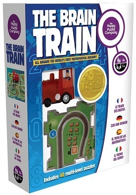 Box cover of The Brain Train puzzle game
