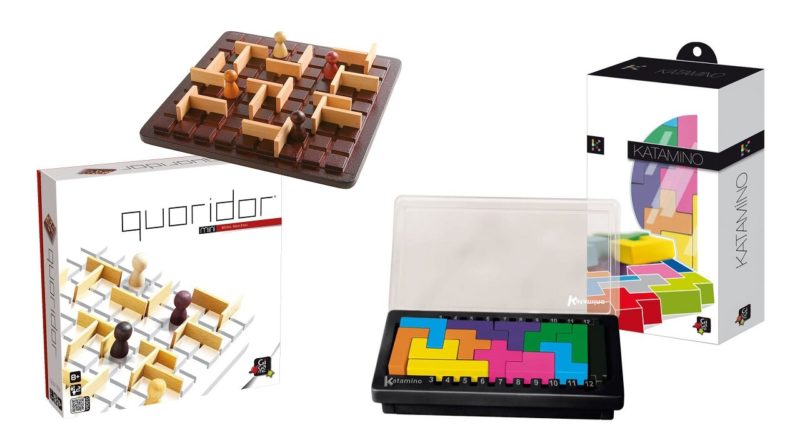 Travel board games by Gigamic | Quoridor Mini and Katamino Pocket