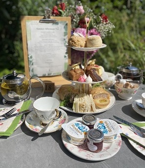 Afternoon Tea is served at the Gardener's Cottage 1