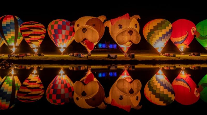 Cheshire Balloon Fiesta 2023 | Night glow, photo by milnerCreative