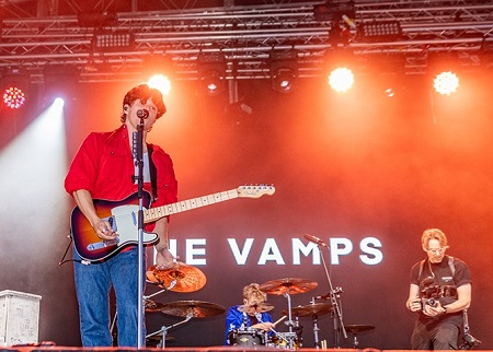 The Vamps at the Cheshire Balloon Fiesta, photo: milnerCreative