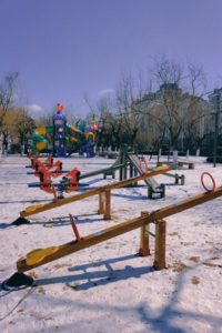 Playground at Winter by abillow926 -unsplash