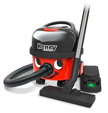 Henry cordless by by Numatic, a competition prize.