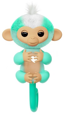 Fingerlings | Interactive teal monkey toy, Ava