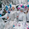 Group of people in costumes for Christmas show | photo: Anton Belitskiy