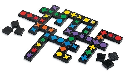 Qwirkle board game's wooden tiles