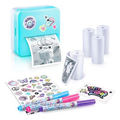Photo Creator Instant Pocket Printer, stickers, rolls and markers
