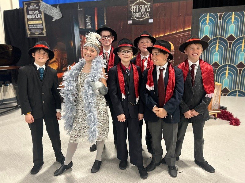 Fat Sam Tallulah and Fat Sam's Gang | Bugsy Malone, 2025, at King's School, Macclesfield