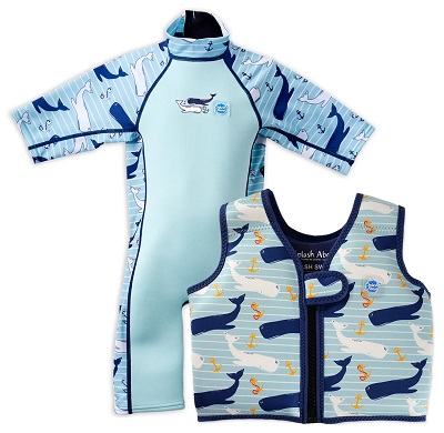 UV Sun & Sea Wetsuit & Go Splash Swim Vest Bundle