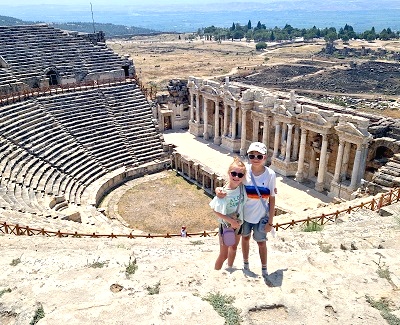 Kids at the Hierapolis Theatre