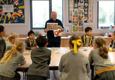 Art lesson at Greenbank Prep