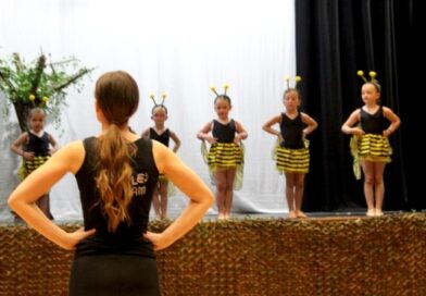 Teaching the dance class at the Noodle Performance Arts Cheshire