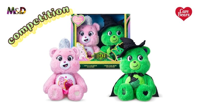 BasicFun! limited edition CareBears x Wicked 2Pack and plushy toys
