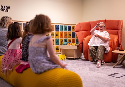 Story time at Stockroom