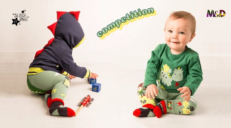 Kids wearing Teddy the Dragon outfit by Blade & Rose