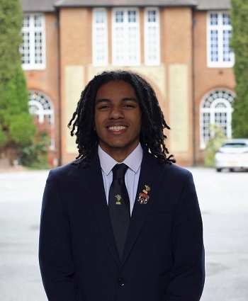 Donte as School Captain for 2025-26 at Manchester Grammar School