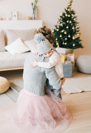 Christmas hug