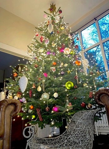 The Mellor County House Christmas tree