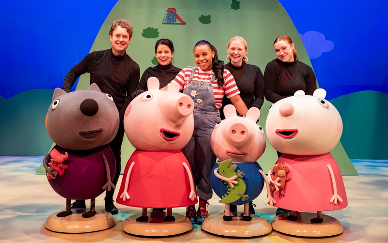 Cast of PPBFS: David Tudor, Emma Hilts, Cinem Gopaul, Charlie Culkin and Cate Brooks | image ©Mark Senior