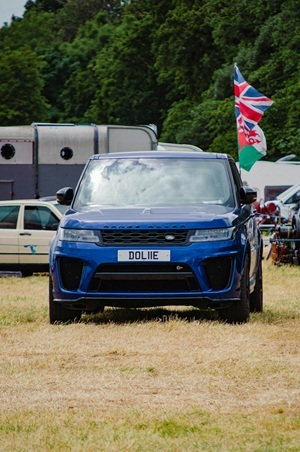 Blue car