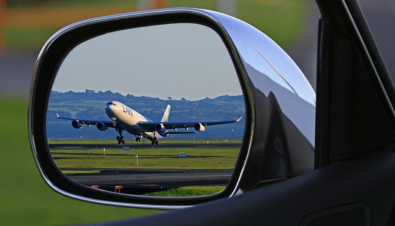 Plane taking off