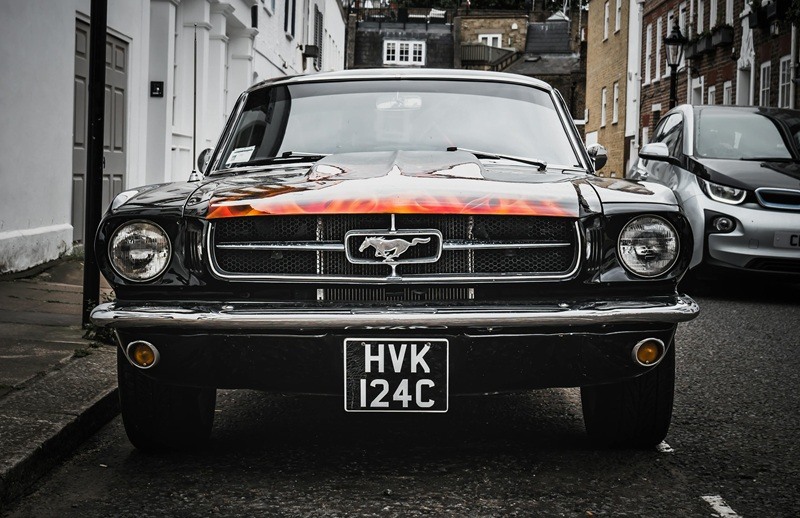 Vintage car on the street