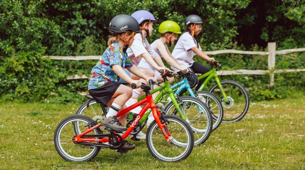 Adam LV Photography | Group of kids on YOMO Bikes