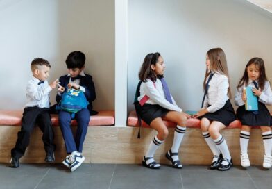 School Children Chatting