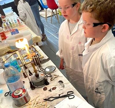 SciTech, fire and chemistry workshop
