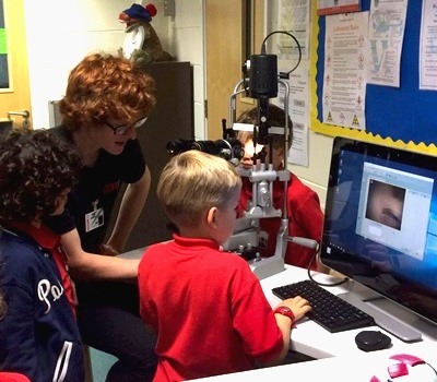 Ophthalmology workshop at SciTech summer camp