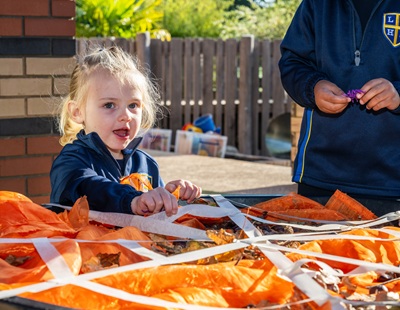 Supervised outdoor activity | Lady Barn House School, Sept 25