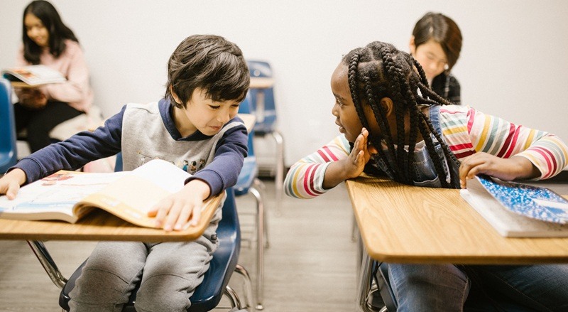 Children in the classroom