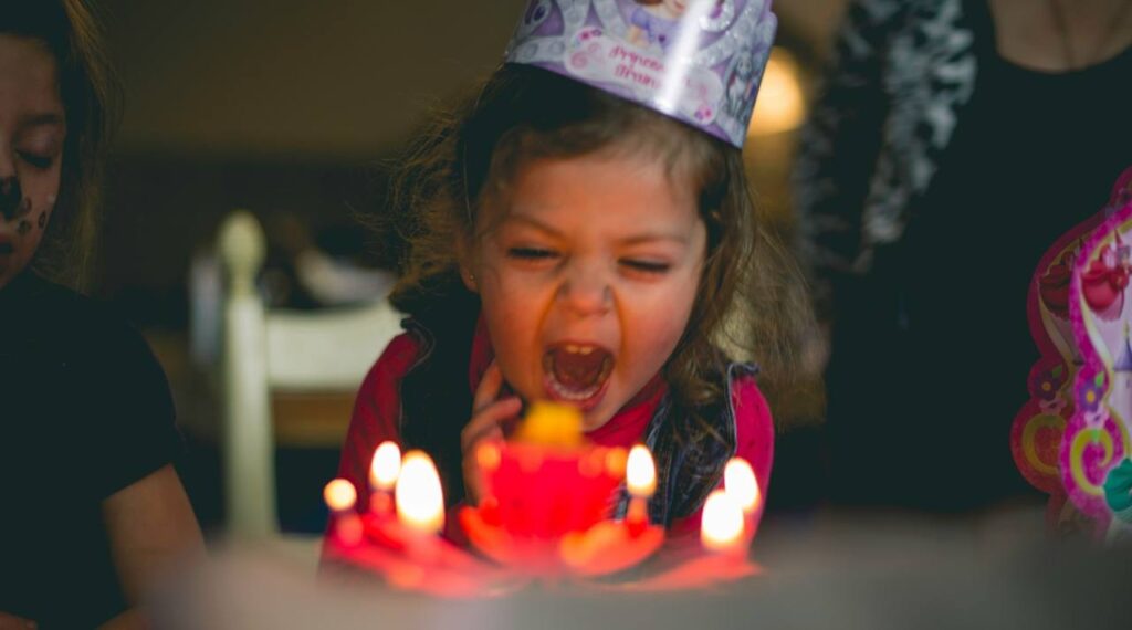 Birthday Party with Candles