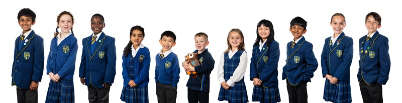 Lady Barn House School | Collage with school's pupils