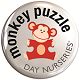 Monkey Puzzle Day Nursery Badge Logo