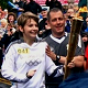 Claudia Thomas With Olympic Torch