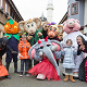 Halloween at Gulliver's Theme Parks, kids with costumed characters and mascots (thumbnail)