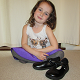 A girl with Chipmunks Paige school shoes (thumbnail)