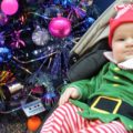 Baby in Elf costume