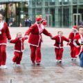 Family runs at MediaCityUK Jingle Bell Jog