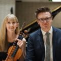 Laura Embrey, virtuoso violin player and Mackenzie Paget, piano