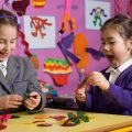 Girls enjoying a lesson